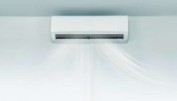 ductless mini split blowing